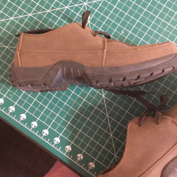 Roper lace up shoes excellent used condition size men's 7 brown leather upper - Picture 4 of 5